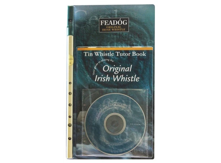 Feadog FW03 fløyte messing D m/CD + bok 